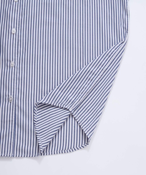 U.S. POLO ASSN.（ユーエスポロアッスン）の「U.S. POLO ASSN. / ユーエスポロアッスン 別注 ワンポイント刺繍 ビッグシルエットボタンダウン長袖シャツ（シャツ/ブラウス・レディース・ネイビー/ブルー系/イエロー系/ホワイト/グリーン系/ホワイト系/レッド系・FREE）」の15枚目の写真