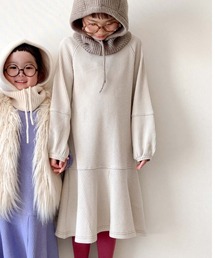 CIAOPANIC TYPY | 【KIDS】２WAYサーマル配色ステッチマーメイドワンピース(ワンピース)