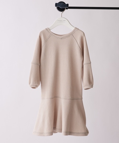 CIAOPANIC TYPY（チャオパニックティピー）の「【KIDS】２WAYサーマル配色ステッチマーメイドワンピース（ワンピース・キッズ・ベージュ系その他/パープル/ブラック・S/M/L/XL/XXL）」の10枚目の写真