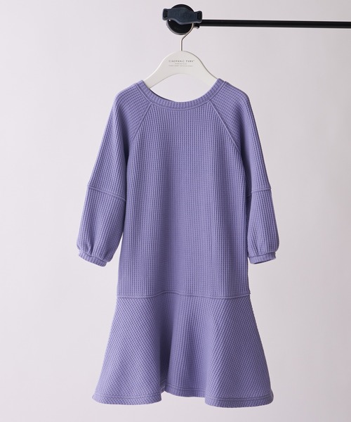 CIAOPANIC TYPY（チャオパニックティピー）の「【KIDS】２WAYサーマル配色ステッチマーメイドワンピース（ワンピース・キッズ・ベージュ系その他/パープル/ブラック・S/M/L/XL/XXL）」の11枚目の写真