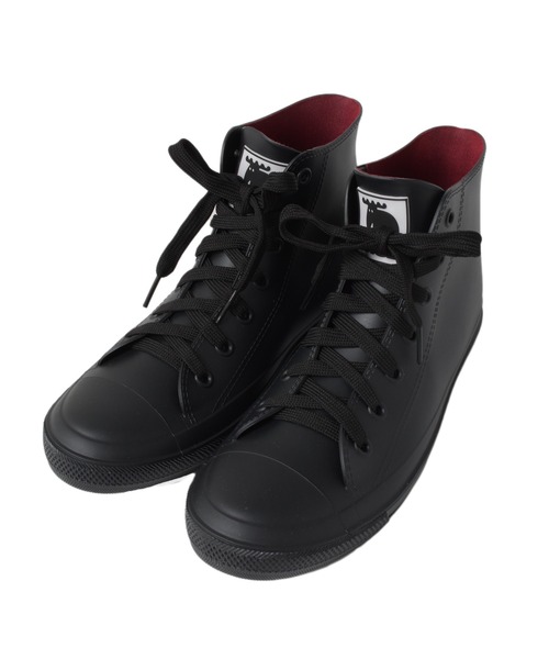 GLAZOS（グラソス）の「【大人向けサイズあり】【MOZ】レインハイカットスニーカー（スニーカー・キッズ・ホワイト/ブラック・L）」の2枚目の写真