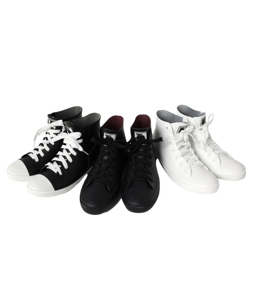 GLAZOS（グラソス）の「【大人向けサイズあり】【MOZ】レインハイカットスニーカー（スニーカー・キッズ・ホワイト/ブラック・L）」の4枚目の写真