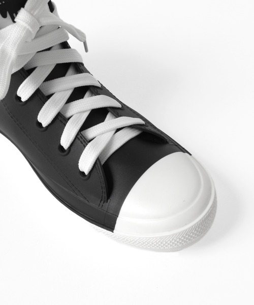 GLAZOS（グラソス）の「【大人向けサイズあり】【MOZ】レインハイカットスニーカー（スニーカー・キッズ・ホワイト/ブラック・L）」の7枚目の写真