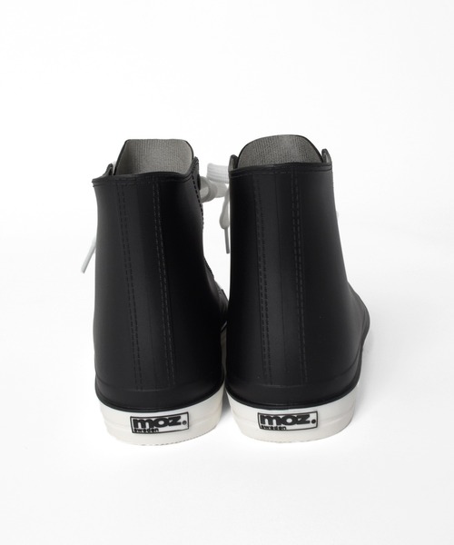 GLAZOS（グラソス）の「【大人向けサイズあり】【MOZ】レインハイカットスニーカー（スニーカー・キッズ・ホワイト/ブラック・L）」の8枚目の写真
