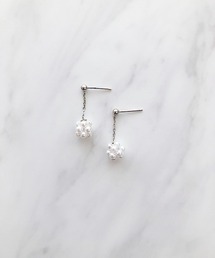 シルバー925スモールパールモチーフピアス