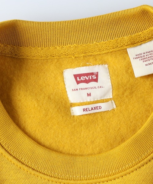Levi's(リーバイス)の「【Levi's】シーズナルクルースウェット(スウェット・メンズ・イエロー・S/M/L)」の4枚目の写真