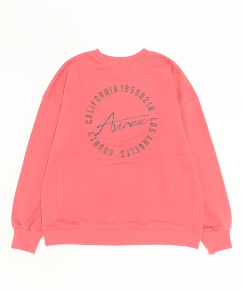 AVIREX（アヴィレックス）の「AVIREX GRAPHIC CREW SWEAT/ アヴィレックスグラフィッククルースウェット（スウェット・レディース・その他5/カーキ系2/チャコール/ピンク・F）」の5枚目の写真