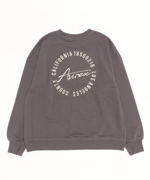 AVIREX（アヴィレックス）の「AVIREX GRAPHIC CREW SWEAT/ アヴィレックスグラフィッククルースウェット（スウェット・レディース・その他5/カーキ系2/チャコール/ピンク・F）」の14枚目の写真