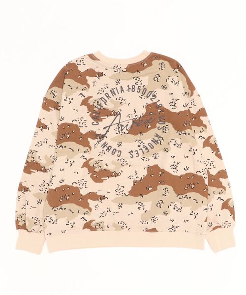 AVIREX（アヴィレックス）の「AVIREX GRAPHIC CREW SWEAT/ アヴィレックスグラフィッククルースウェット（スウェット・レディース・その他5/カーキ系2/チャコール/ピンク・F）」の6枚目の写真