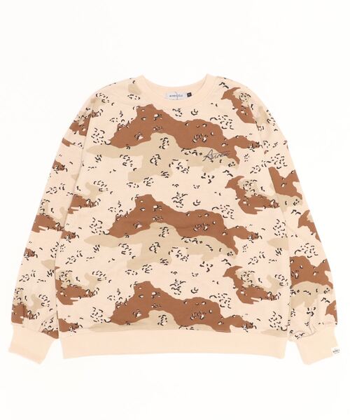 AVIREX（アヴィレックス）の「AVIREX GRAPHIC CREW SWEAT/ アヴィレックスグラフィッククルースウェット（スウェット・レディース・その他5/カーキ系2/チャコール/ピンク・F）」の8枚目の写真