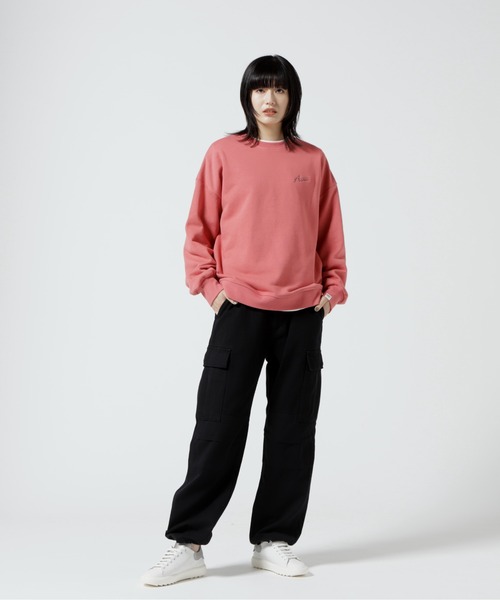 AVIREX（アヴィレックス）の「AVIREX GRAPHIC CREW SWEAT/ アヴィレックスグラフィッククルースウェット（スウェット・レディース・その他5/カーキ系2/チャコール/ピンク・F）」の18枚目の写真