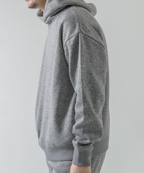 URBAN RESEARCH ROSSO MEN（アーバンリサーチロッソメン）の「『XLサイズあり』『抗菌/防臭』セーターフリースパーカー（パーカー・メンズ・ネイビー/グレー/ブラック/チャコールグレー・SMALL/MEDIUM/LARGE/X-LARGE）」の12枚目の写真