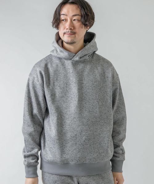 URBAN RESEARCH ROSSO MEN（アーバンリサーチロッソメン）の「『XLサイズあり』『抗菌/防臭』セーターフリースパーカー（パーカー・メンズ・ネイビー/グレー/ブラック/チャコールグレー・SMALL/MEDIUM/LARGE/X-LARGE）」の13枚目の写真