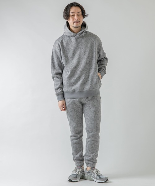 URBAN RESEARCH ROSSO MEN（アーバンリサーチロッソメン）の「『XLサイズあり』『抗菌/防臭』セーターフリースパーカー（パーカー・メンズ・ネイビー/グレー/ブラック/チャコールグレー・SMALL/MEDIUM/LARGE/X-LARGE）」の18枚目の写真