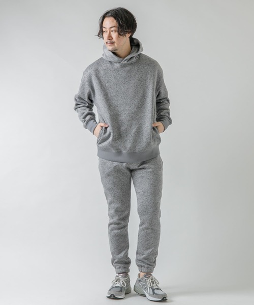 URBAN RESEARCH ROSSO MEN（アーバンリサーチロッソメン）の「『XLサイズあり』『抗菌/防臭』セーターフリースパーカー（パーカー・メンズ・ネイビー/グレー/ブラック/チャコールグレー・SMALL/MEDIUM/LARGE/X-LARGE）」の19枚目の写真