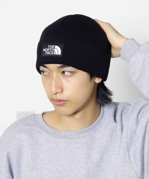 THE NORTH FACE(ザノースフェイス)の「THE NORTH FACE/ザ・ノースフェイス Big Logo Beanie ビーニー(ニットキャップ/ビーニー・メンズ・ネイビー/カーキ/ブラック/オレンジ・ONE SIZE)」の9枚目の写真