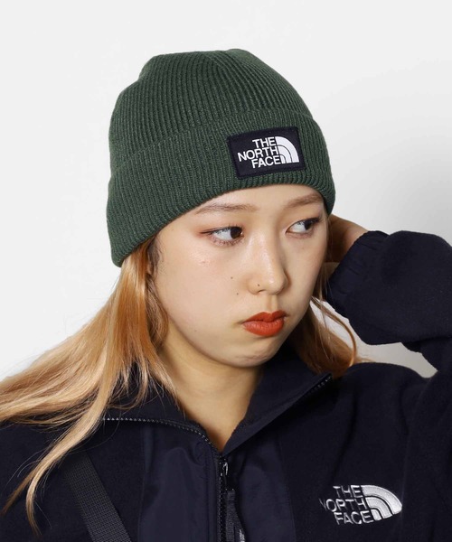 THE NORTH FACE(ザノースフェイス)の「THE NORTH FACE/ザ・ノースフェイス Big Logo Beanie ビーニー(ニットキャップ/ビーニー・メンズ・ネイビー/カーキ/ブラック/オレンジ・ONE SIZE)」の12枚目の写真
