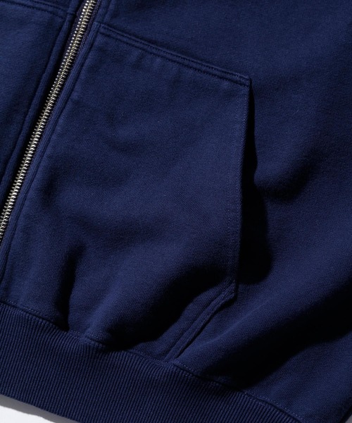 XLARGE（エクストララージ）の「STORE ADDRESS ZIP HOODED SWEAT（パーカー・メンズ・ブラック/ネイビー/アッシュ・S/M/L/XL）」の4枚目の写真