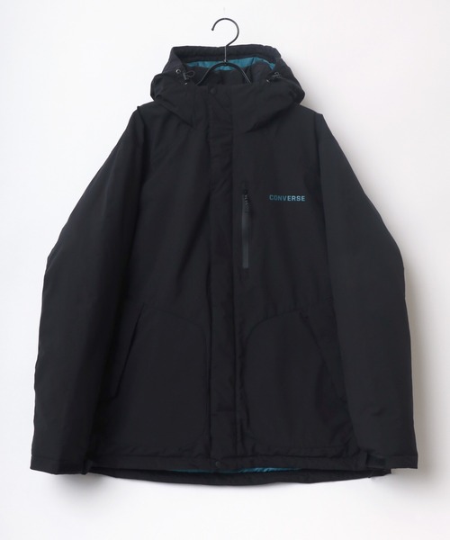 CONVERSE（コンバース）の「CONVERSE/コンバース FIBER DOWN JACKET HOODIE/ファイバーダウンジャケットパーカー/撥水（ダウンジャケット/コート・メンズ・ブラック/ベージュ/カーキ・M/L/LL）」の7枚目の写真