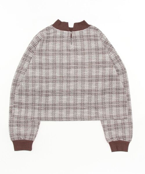 Amourire(アムリール)の「リブ配色ツイードプルオーバー(Tシャツ/カットソー・レディース・ブラック/イエロー/ブラウン・L/M)」の13枚目の写真