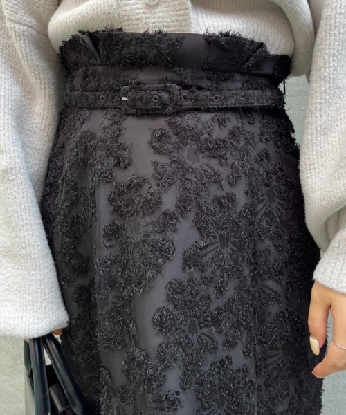 one after another NICE CLAUP(ワンアフターアナザーナイスクラップ)の「素材で差をつける。イレヘムマーメイドスカート(スカート・レディース・ピンク/ブラック/アイボリー・SMALL/MEDIUM)」の20枚目の写真