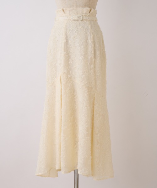 one after another NICE CLAUP(ワンアフターアナザーナイスクラップ)の「素材で差をつける。イレヘムマーメイドスカート(スカート・レディース・ピンク/ブラック/アイボリー・SMALL/MEDIUM)」の21枚目の写真