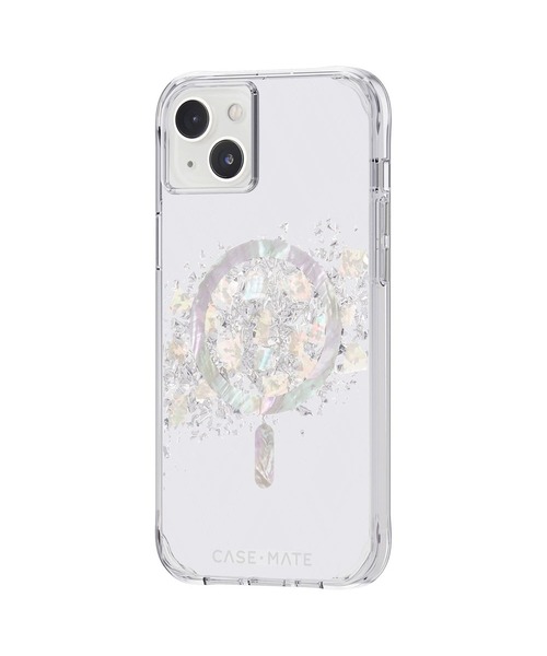 Case-Mate（ケースメイト）の「iPhone14Plus 6.7inch Case-Mate Karat - A Touch of Pearl MagSafe対応・3.0m落下耐衝撃・抗菌・リサイクル素材（スマホケース/カバー・レディース・シルバー・ONE SIZE）」の2枚目の写真
