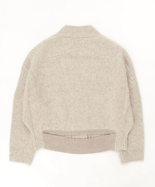 B'2nd（ビーセカンド）の「ANTHOM(アントム) オーバーシルエットヤクカーディガン（カーディガン/ボレロ・レディース・ベージュ・38）」の2枚目の写真