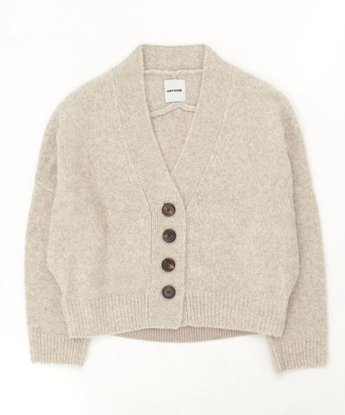 B'2nd（ビーセカンド）の「ANTHOM(アントム) オーバーシルエットヤクカーディガン（カーディガン/ボレロ・レディース・ベージュ・38）」の11枚目の写真