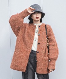 JEANASIS | ブラッシュラメオーバーカーディガン/180981(カーディガン/ボレロ)