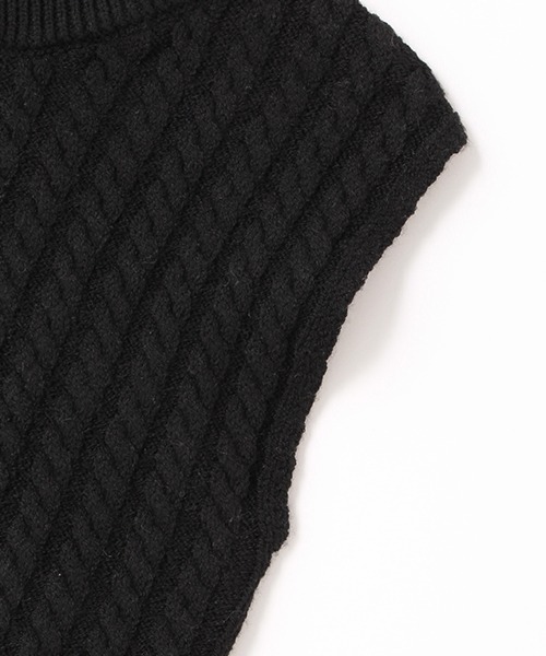 petit main（プティマイン）の「【リンク】ニットベスト花ワンピセット（シャツワンピース・キッズ・ブラック/アイボリー・110cm/100cm/80ｃｍ/130cm/120cm/90cm）」の11枚目の写真