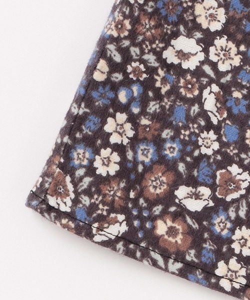 petit main（プティマイン）の「【リンク】ニットベスト花ワンピセット（シャツワンピース・キッズ・ブラック/アイボリー・110cm/100cm/80ｃｍ/130cm/120cm/90cm）」の3枚目の写真