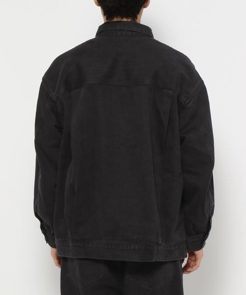 LOWRYS FARM（ローリーズファーム）の「デニムスリットジャケット　178361（デニムジャケット・メンズ・ブルー/ブラック・MEDIUM/LARGE）」の22枚目の写真