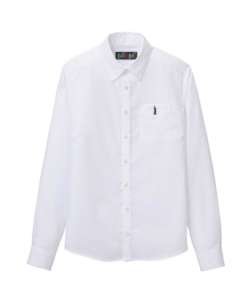 EASTBOY（イーストボーイ）の「シャツ 長袖 ポケット付 ブラウス スクール 中学生 高校生（シャツ/ブラウス・キッズ・ホワイト・7号/9号/11号/13号）」の3枚目の写真