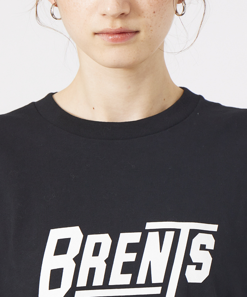 Rouge vif(ルージュヴィフ)の「【BRENTS SPORTSWEAR/ブレンツ スポーツウエア】ロゴロンTEE(Tシャツ/カットソー・レディース・ブラック/ホワイト・フリー)」の10枚目の写真