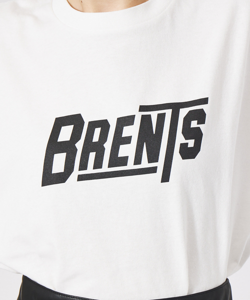 Rouge vif(ルージュヴィフ)の「【BRENTS SPORTSWEAR/ブレンツ スポーツウエア】ロゴロンTEE(Tシャツ/カットソー・レディース・ブラック/ホワイト・フリー)」の12枚目の写真