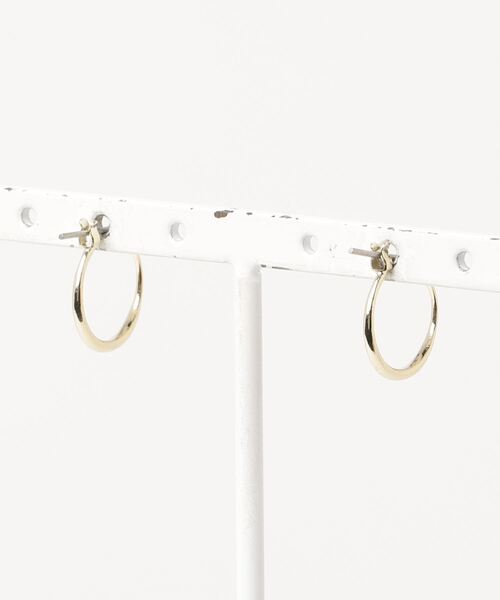 ISS（イズ）の「ISS イズ：フープピアス　S（ピアス（両耳用）・レディース・シルバー/ゴールド・FREE）」の6枚目の写真