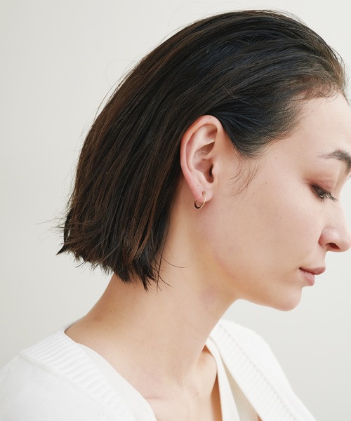 ISS（イズ）の「ISS イズ：フープピアス　S（ピアス（両耳用）・レディース・シルバー/ゴールド・FREE）」の8枚目の写真