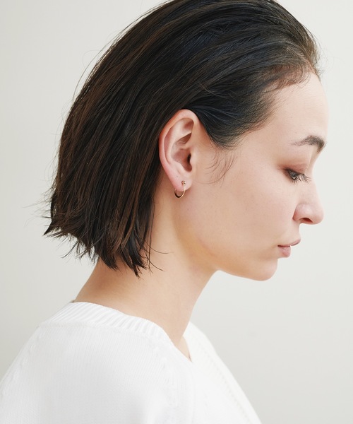 ISS（イズ）の「ISS イズ：フープピアス　S（ピアス（両耳用）・レディース・シルバー/ゴールド・FREE）」の10枚目の写真