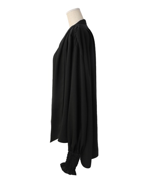 MIELI INVARIANT(ミエリインヴァリアント)の「Bowtie Georgette Blouse(シャツ/ブラウス・レディース・モカ/ホワイト/ブラック・FREE)」の22枚目の写真