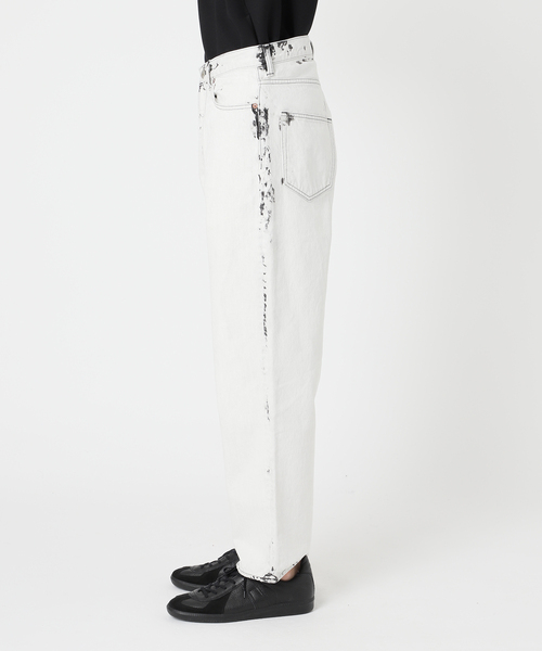 EDIFICE LA BOUCLE（エディフィスラブークル）の「【LA BOUCLE / ラブークル】5ポケット デニム (ハイブリーチ)（デニムパンツ・メンズ・ブラック・1/2）」の6枚目の写真