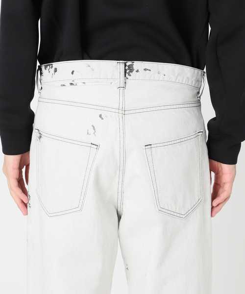 EDIFICE LA BOUCLE（エディフィスラブークル）の「【LA BOUCLE / ラブークル】5ポケット デニム (ハイブリーチ)（デニムパンツ・メンズ・ブラック・1/2）」の8枚目の写真