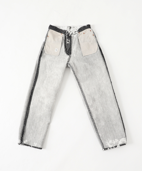 EDIFICE LA BOUCLE（エディフィスラブークル）の「【LA BOUCLE / ラブークル】5ポケット デニム (ハイブリーチ)（デニムパンツ・メンズ・ブラック・1/2）」の15枚目の写真