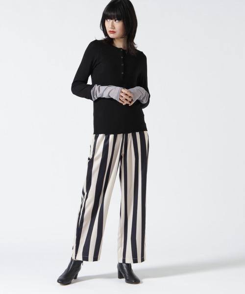 B'2nd（ビーセカンド）の「ANTHOM(アントム) 別注２ＷＡＹソデチュールロングスリーブTシャツ（Tシャツ/カットソー・レディース・ブラック/グレー系その他3/イエロー・38）」の7枚目の写真