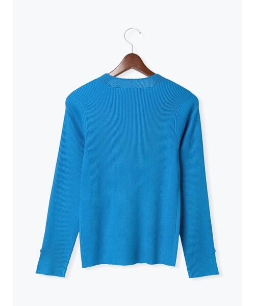 Te chichi（テチチ）の「袖口パールリブニット（ニット/セーター・レディース・ベージュ/ブラック/ブルー・ﾌﾘ-）」の18枚目の写真