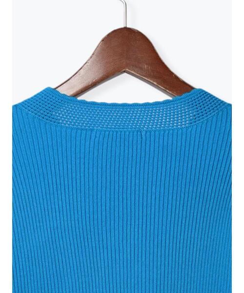 Te chichi（テチチ）の「袖口パールリブニット（ニット/セーター・レディース・ベージュ/ブラック/ブルー・ﾌﾘ-）」の22枚目の写真