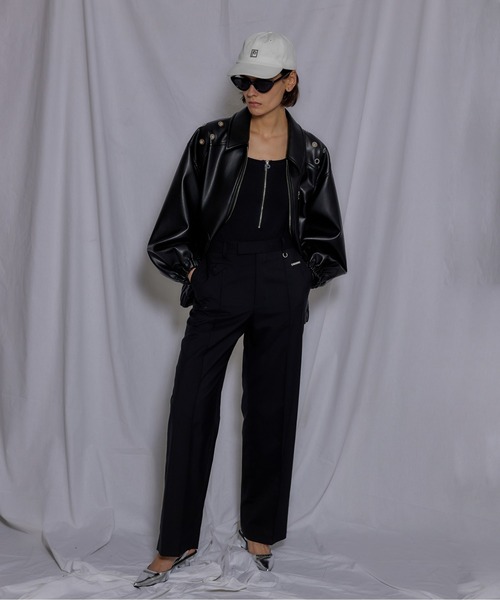 PRANK PROJECT(プランクプロジェクト)の「スタッズオーバーブルゾン/Studs Over Blouson(ブルゾン・レディース・ホワイト/ブラック・FREE)」の16枚目の写真