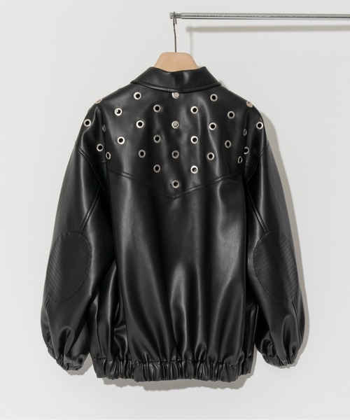 PRANK PROJECT(プランクプロジェクト)の「スタッズオーバーブルゾン/Studs Over Blouson(ブルゾン・レディース・ホワイト/ブラック・FREE)」の17枚目の写真