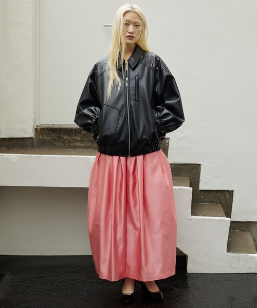 PRANK PROJECT(プランクプロジェクト)の「スタッズオーバーブルゾン/Studs Over Blouson(ブルゾン・レディース・ホワイト/ブラック・FREE)」の22枚目の写真