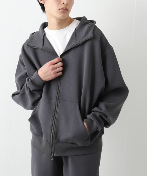 JOURNAL STANDARD - 新品★JOURNAL STANDARD/ダンボールニットフードジッププルオーバー ダンボールニット ジップパーカ（パーカー）｜JOURNAL STANDARD